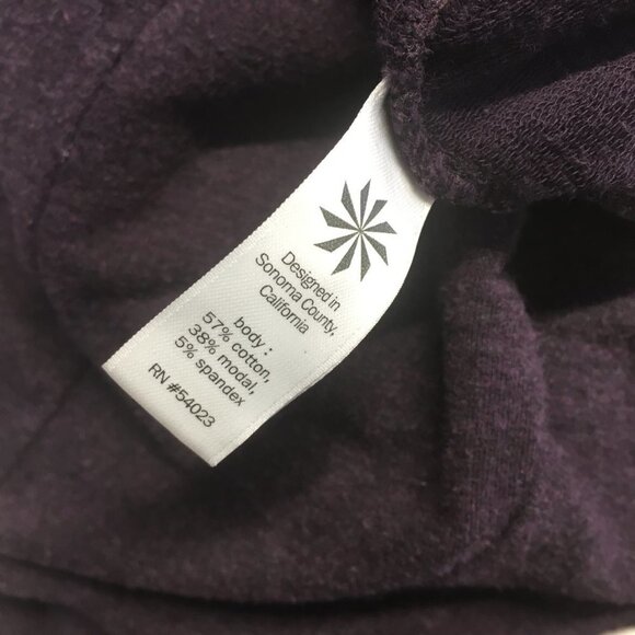 Athleta Purple Power Down Hooded Dress Front Pockets Size XXS - Picture 8 of 11